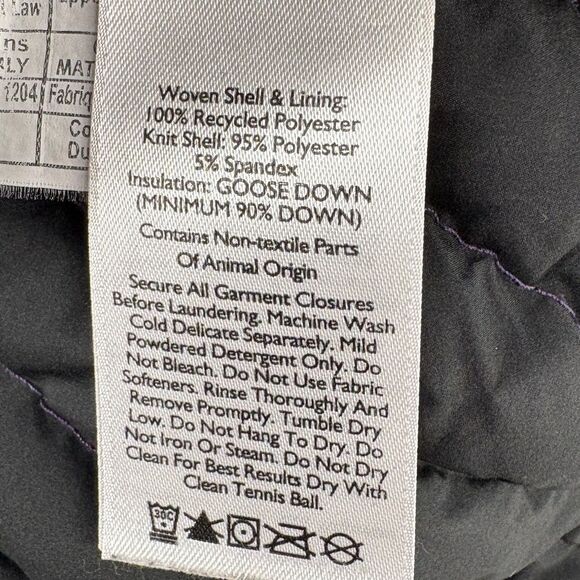 Eddie Bauer Microtherm Stormdown First Ascent Goose Down Puffer Jacket Small - Picture 12 of 15